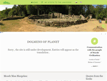 Tablet Screenshot of dolmens.org